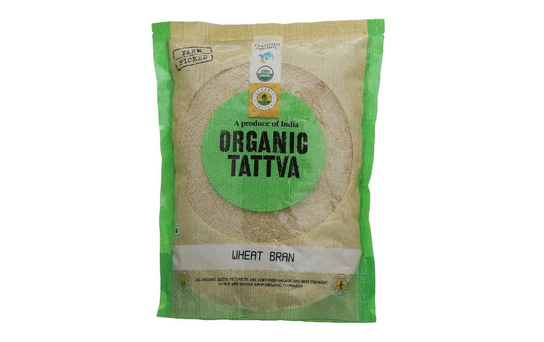 Organic Tattva Wheat Bran    Pack  500 grams